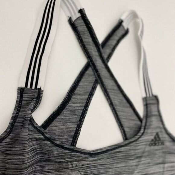 Adidas Climalite Womens Gray Per Xback Crossback Tank Top NEW Large - Picture 4 of 8